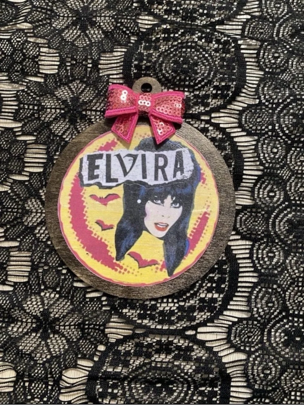 Elvira Halloween Ornament